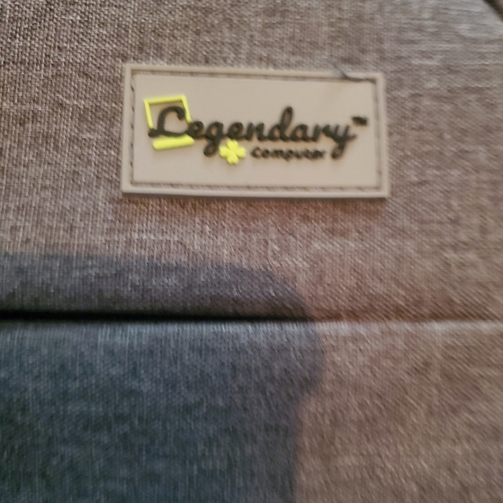 Legendary Gray Computer Backpack Bag Laptops, Ext… - image 2